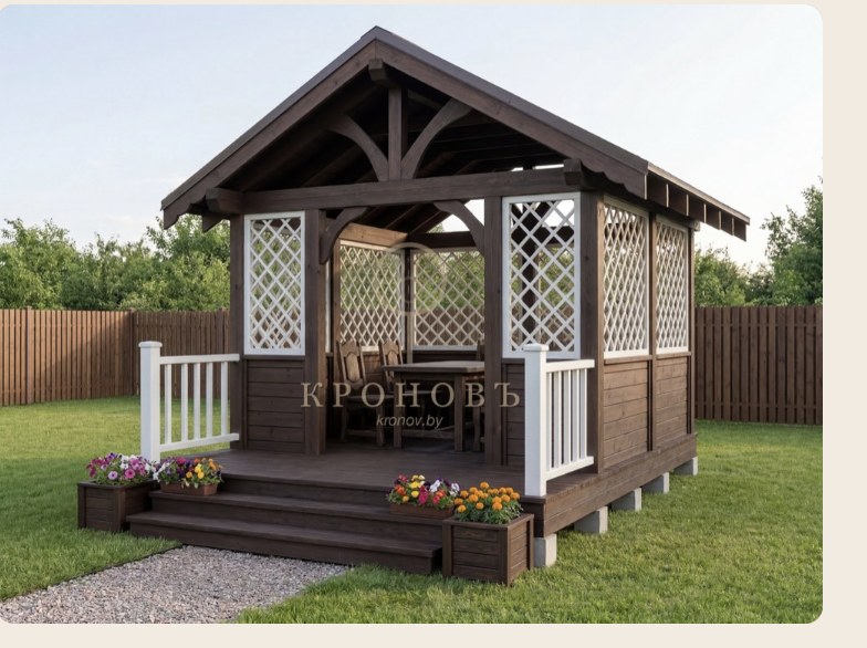 Беседка КР-006 «Шатёръ» у клиента