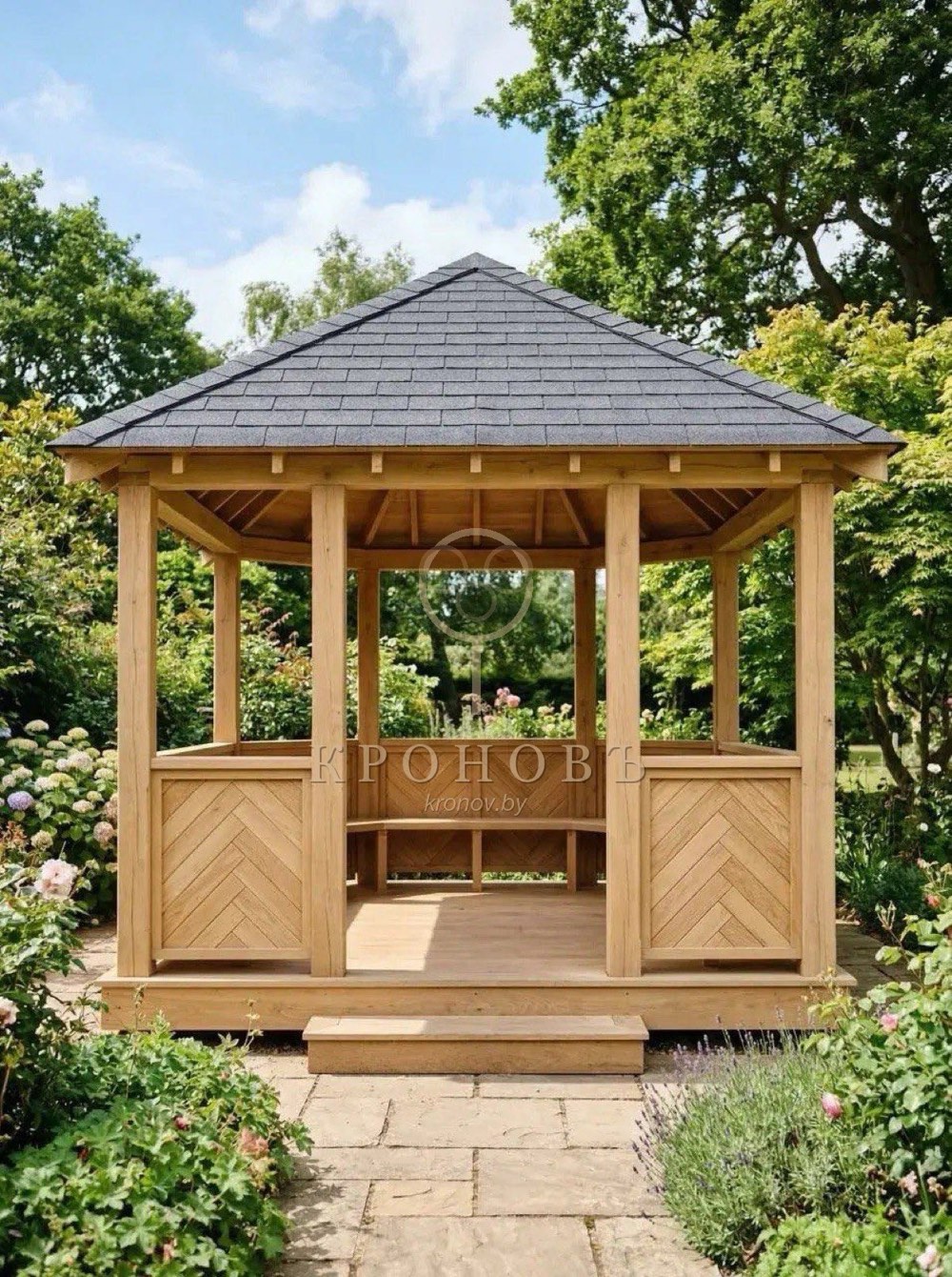 Беседка КРОНОВЪ — современный стиль