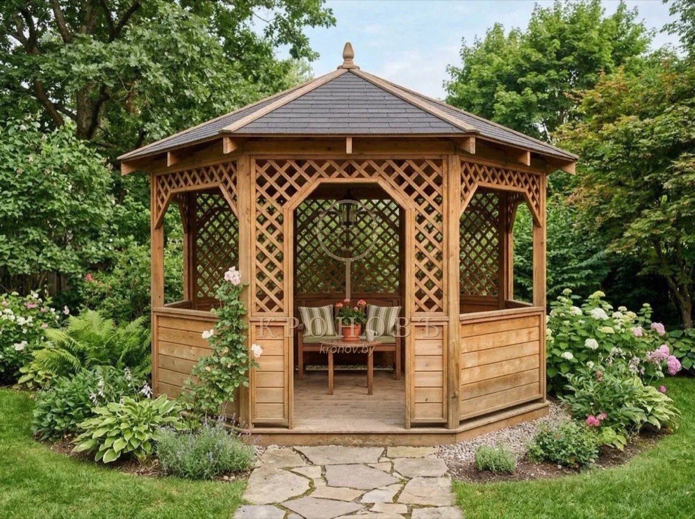 Беседка КРОНОВЪ — в природе
