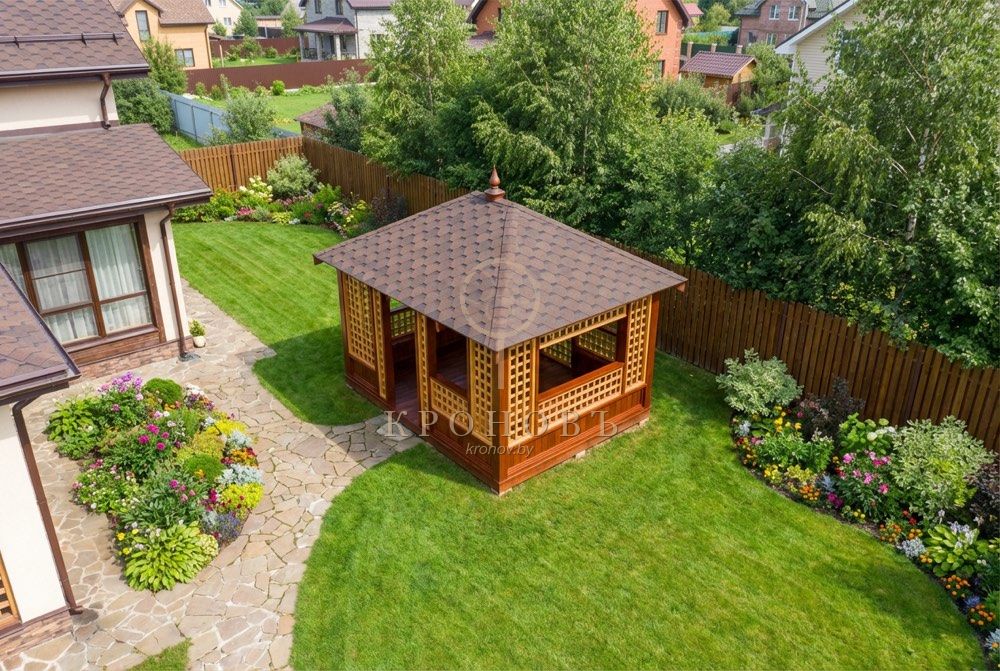 Беседка КРОНОВЪ — с верандой