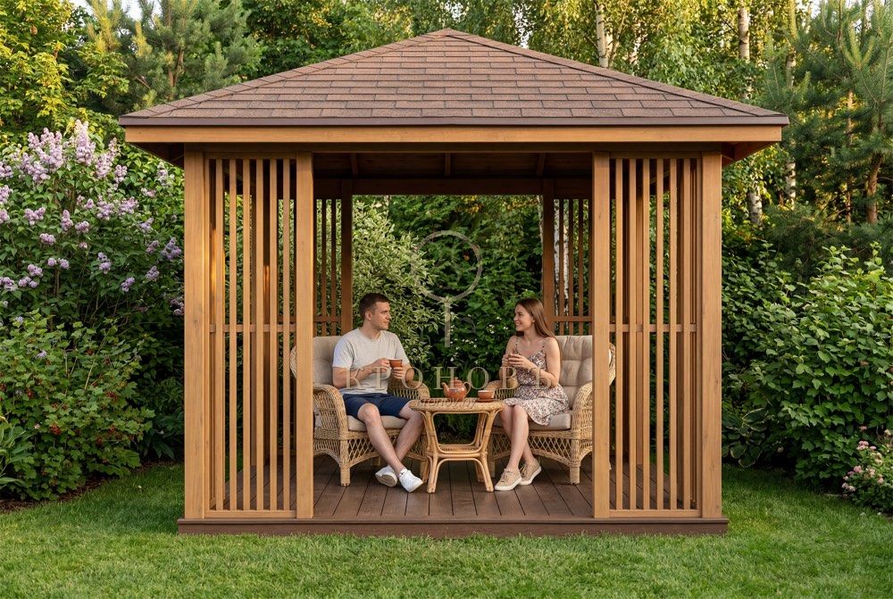 Беседка КРОНОВЪ — комплекс с перголой