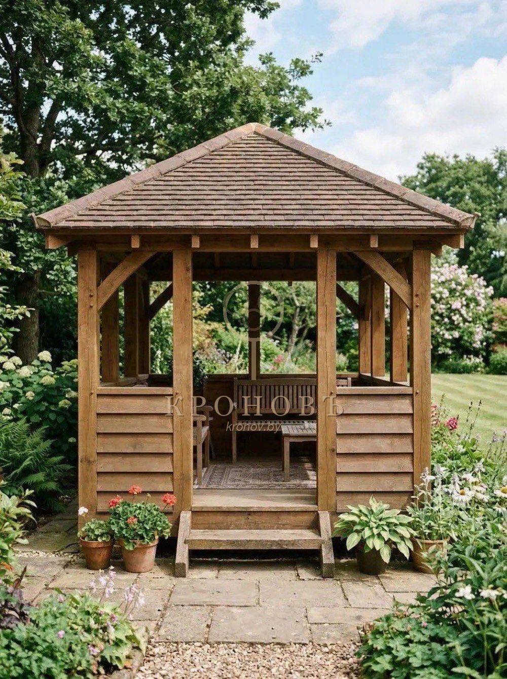 Беседка КРОНОВЪ — скандинавский стиль