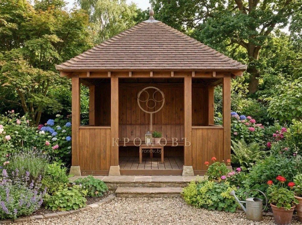 Беседка КРОНОВЪ — с террасой