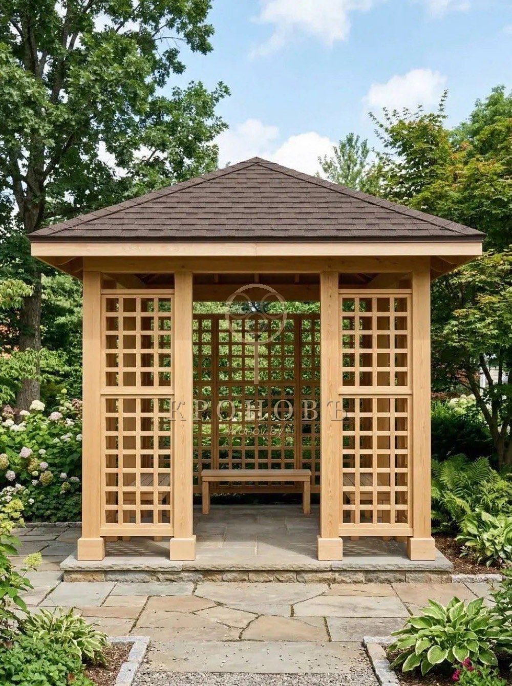 Беседка КРОНОВЪ — с зоной отдыха